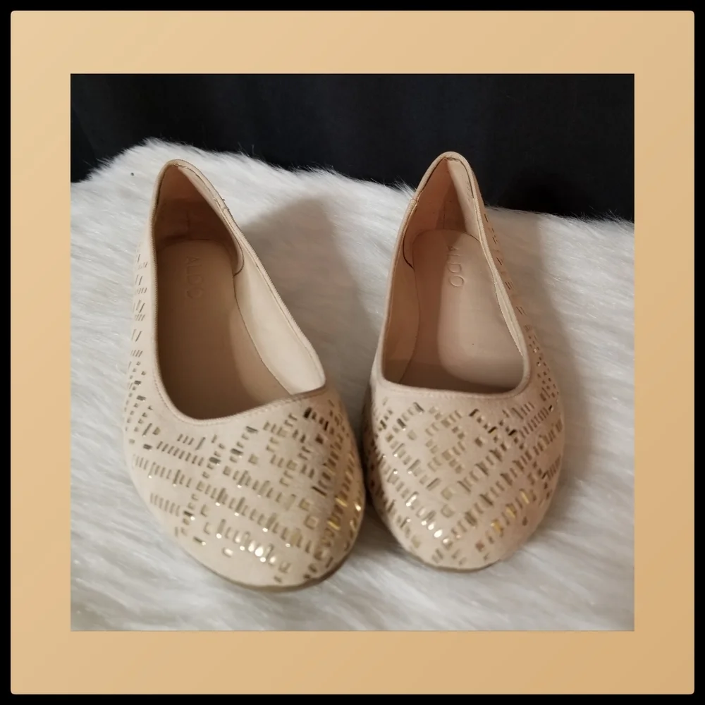 ALDO*Cream Flats - Sz 6 - Picture 3 of 6